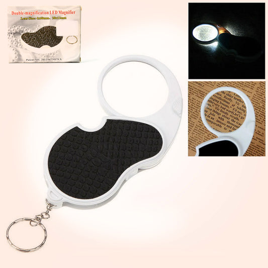 Double-magnification Led Magnifiers With Light (1 Pc Big)