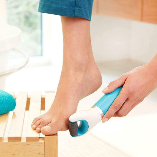 0229 Electronic Dry Foot File Callous Remover For Feet Electric Foot With Roller Hard And Dead Skin- Regular Coarse Baby Smooth Feet In Minutes. For In Home Padicure Foot Care Battery Powered Usb (Battry Not Included)