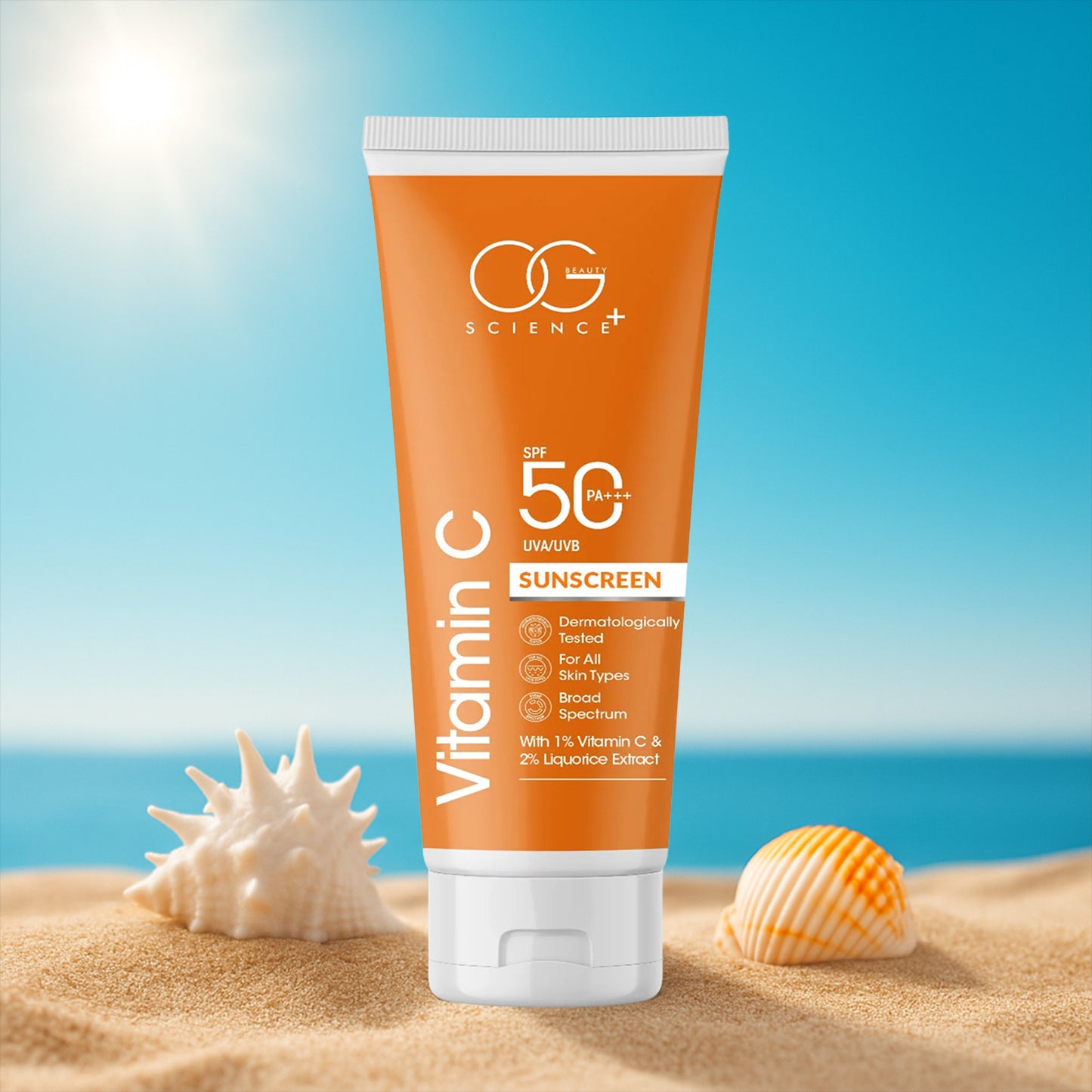 Og Beauty Vitamin C Sunscreen Spf 50 Pa+++ - (1 Pc 50ml)