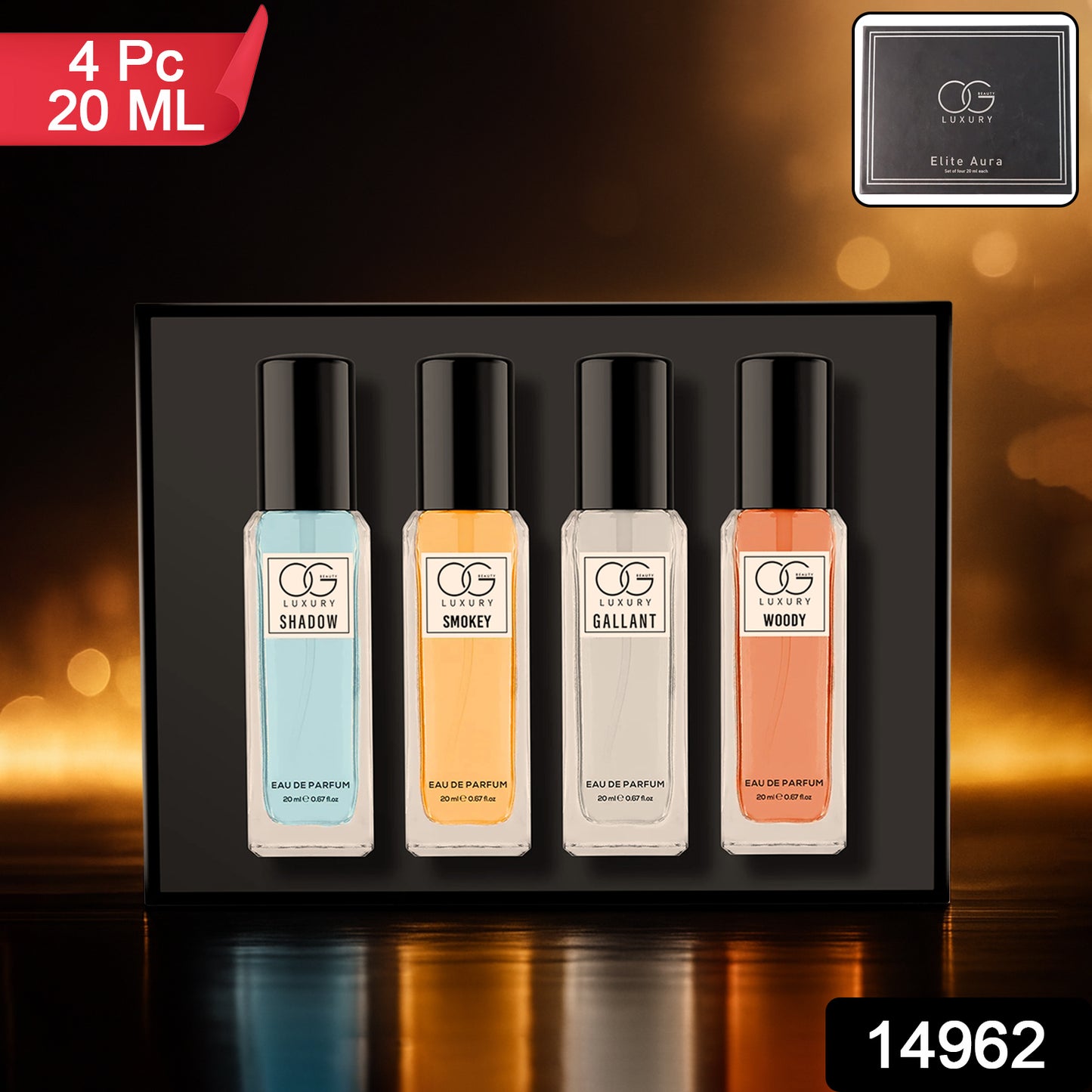 Og Beauty Luxury Perfume Gift - (4 Pc Set 20 Ml)