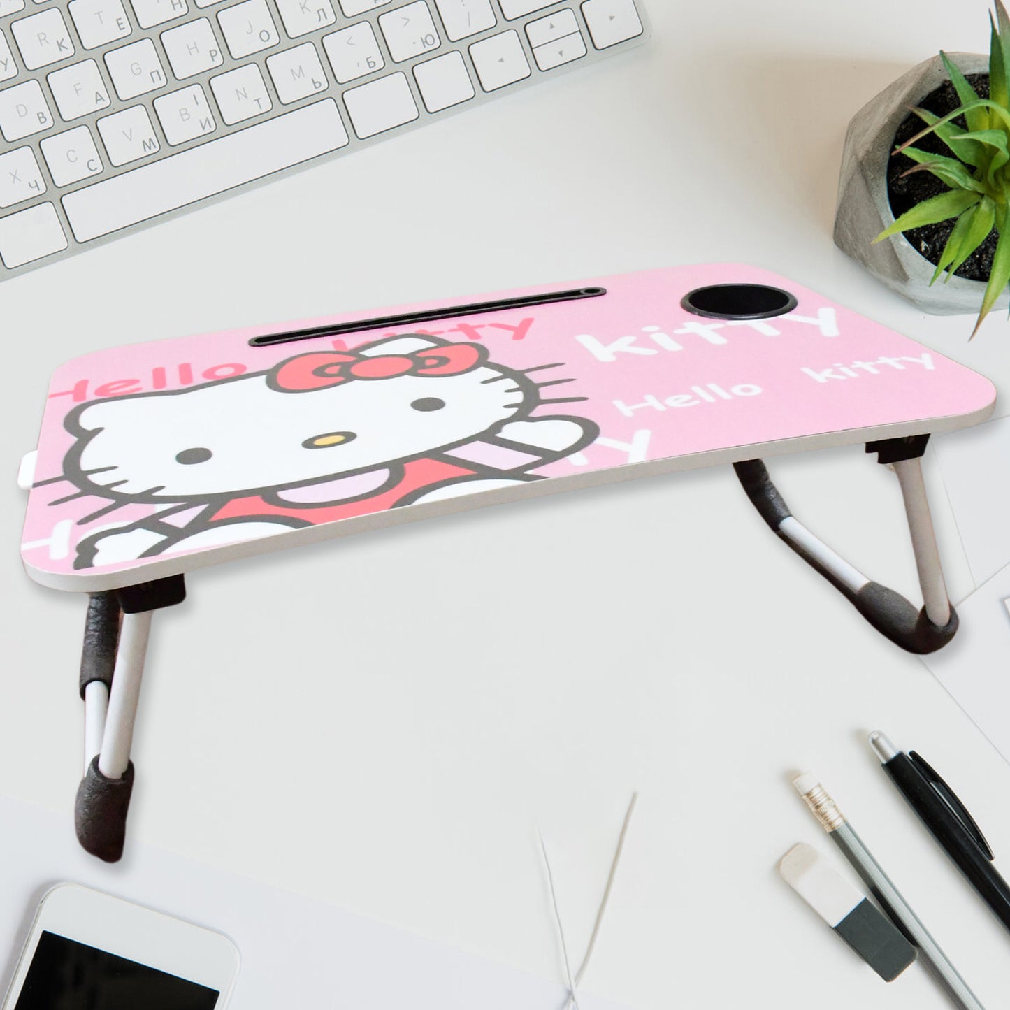 Multipurpose Portable Writing Homework Mix Cartoon Design Printed Table (1 Pc Mix Design 6141 Cm)