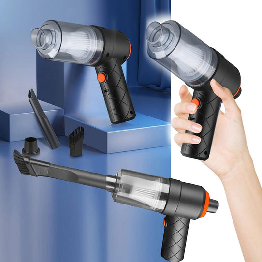 0390 Vacuum Cleaner Dust Collection 2 In 1 Car Vacuum Cleaner High-power Handheld Wireless Vacuum Cleaner Home Car Dual-use Portable Usb Rechargeable Mini Car Vacuum For Vehicle Home And Office