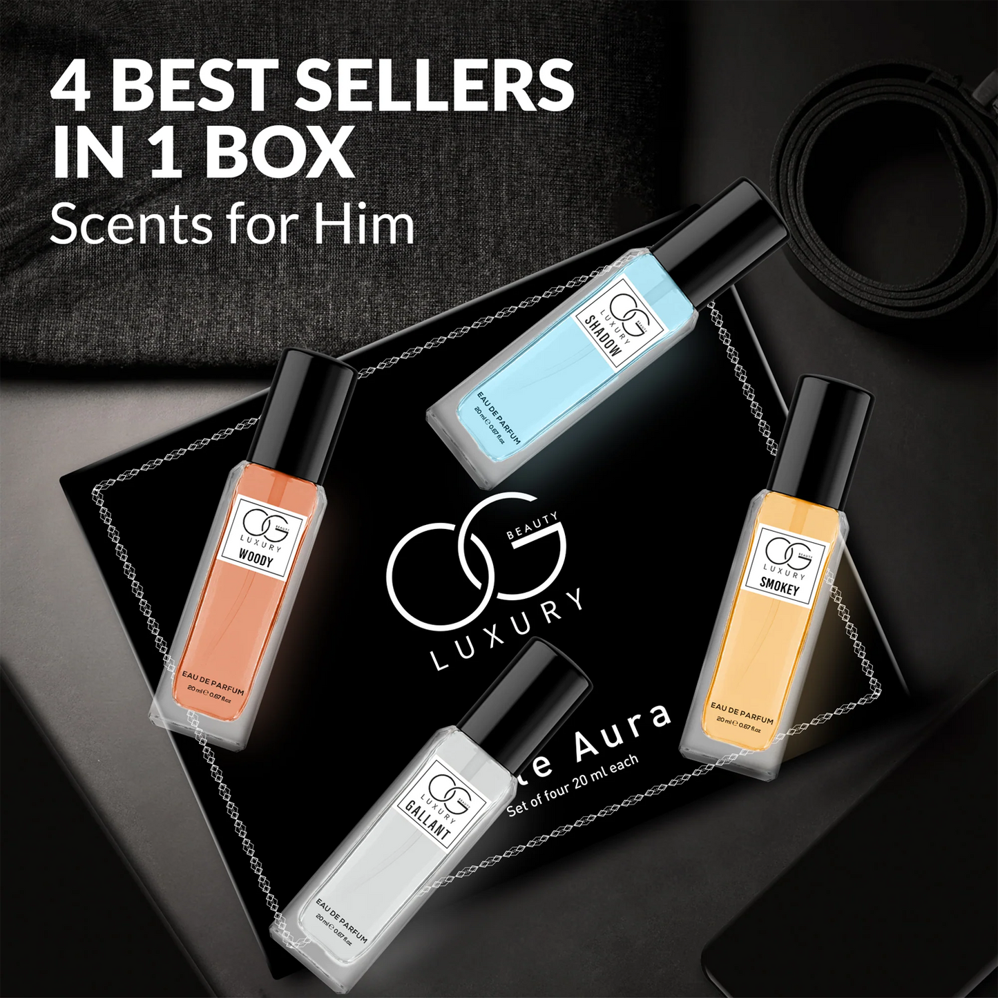Og Beauty Luxury Perfume Gift - (4 Pc Set 20 Ml)