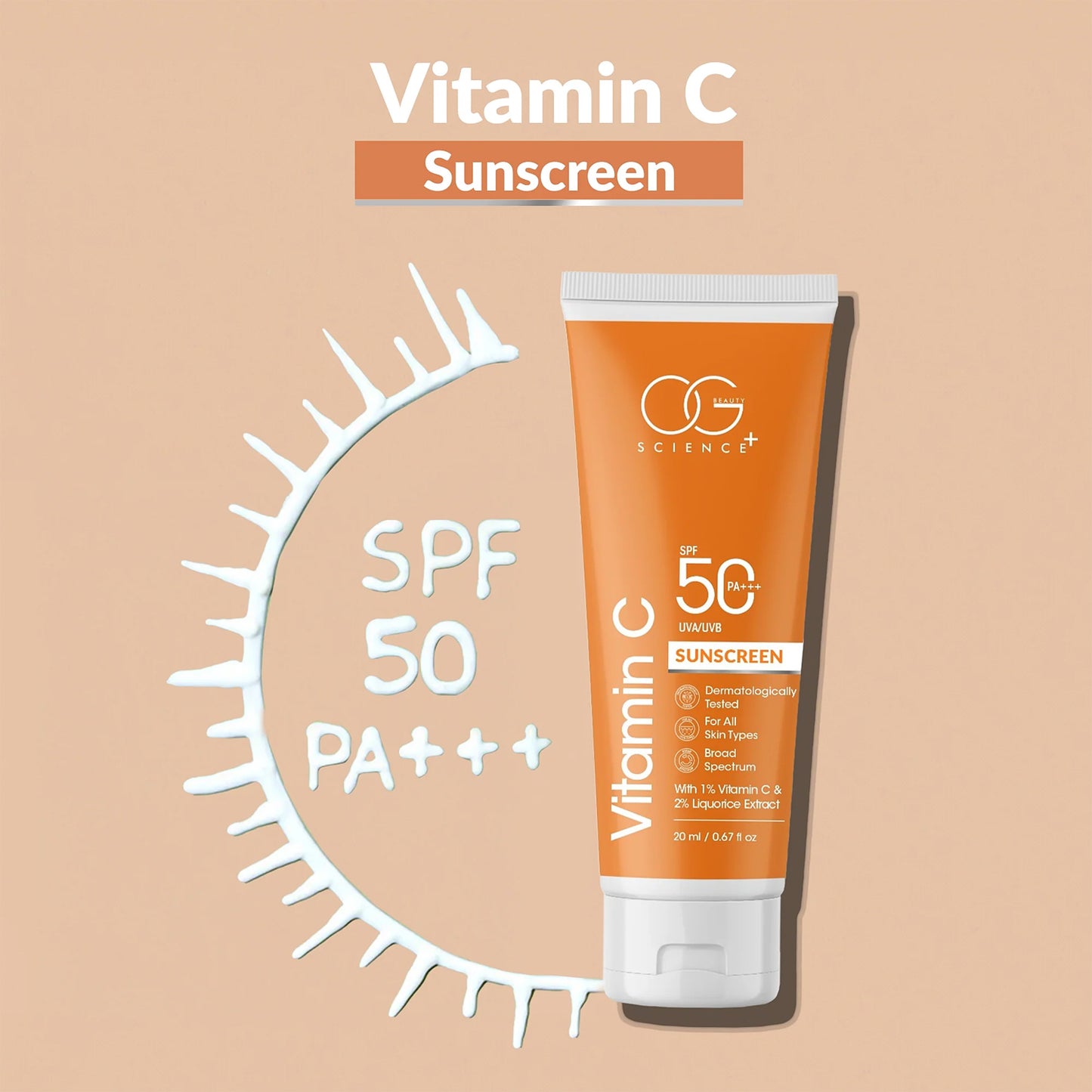 Og Beautyvitamin C Sunscreen Spf 50 Pa+++ (1 Pc 20ml)