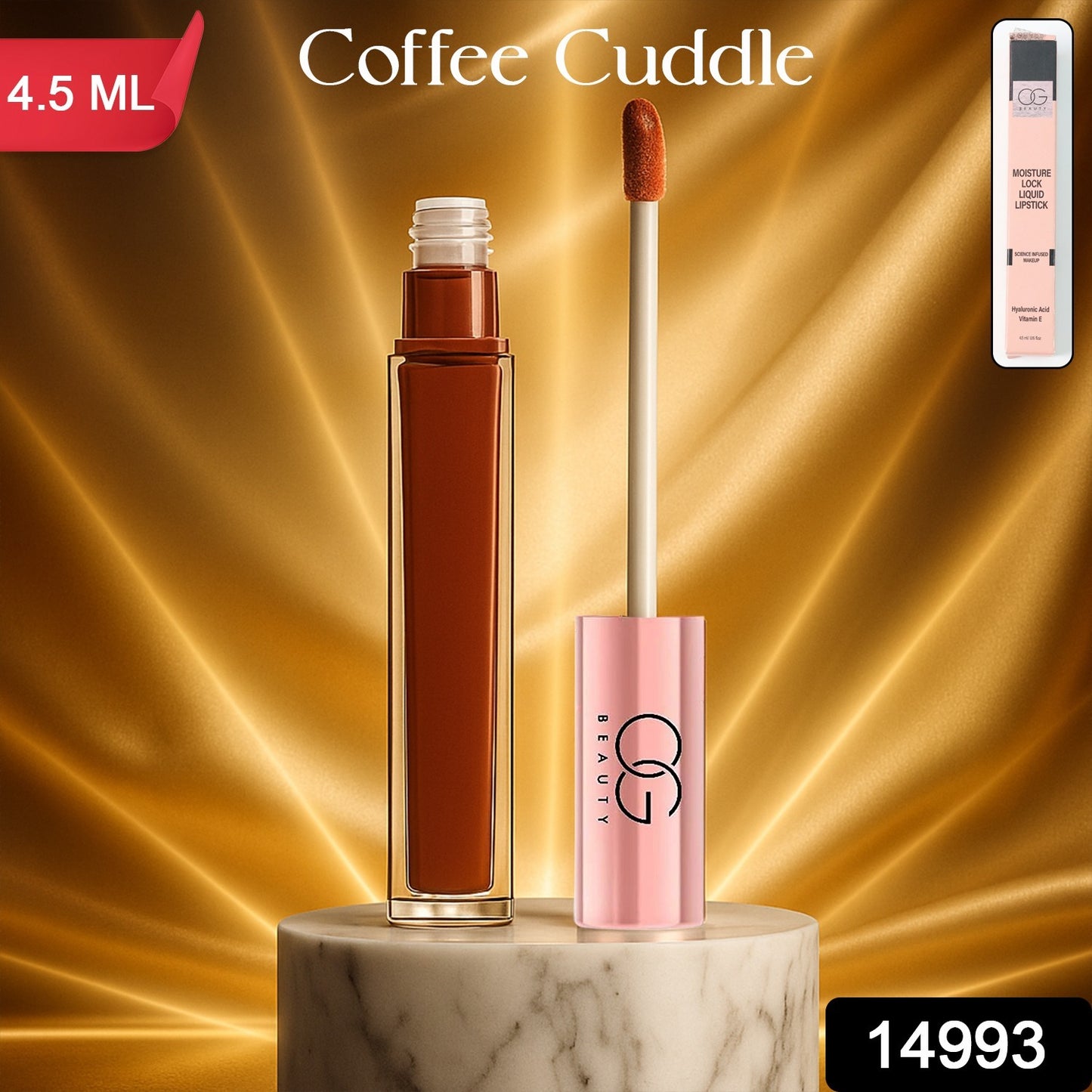 Og Beauty Coffee Cuddle Moisture Lock Liquid Lipstick (4.5 Ml  1 Pc)