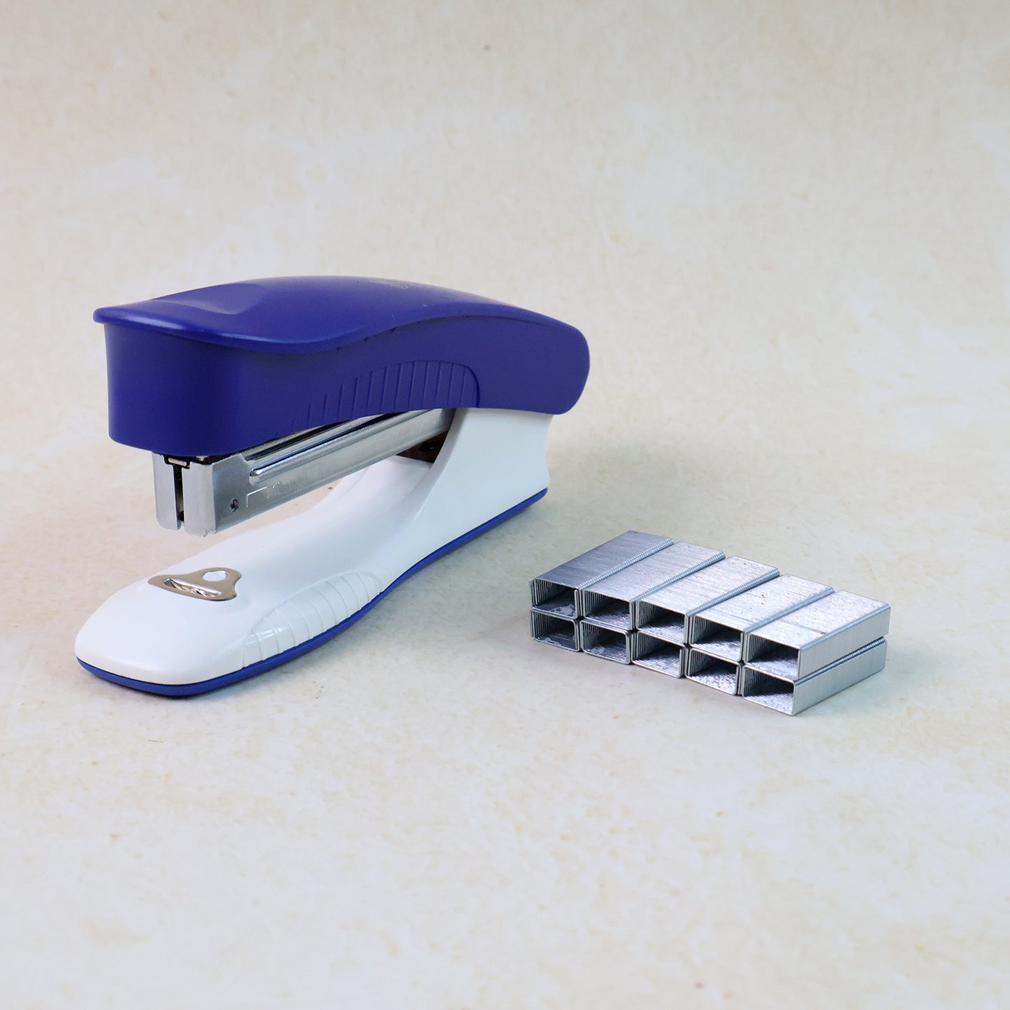 Kangaro Compact Desk Stapler With Staple Pin Set
