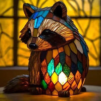 2024 3D Colored Animal Light Desk Lamp Animal Series Decorative Night Light Animal Elephant Owl Cat Vintage Table Lamp Home Decoration