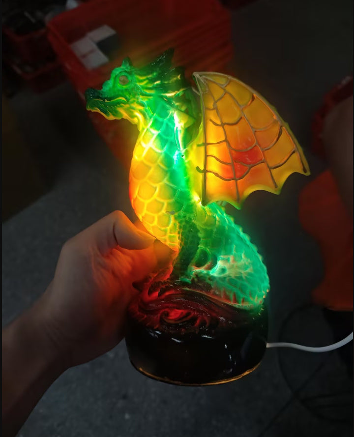 2024 3D Colored Animal Light Desk Lamp Animal Series Decorative Night Light Animal Elephant Owl Cat Vintage Table Lamp Home Decoration