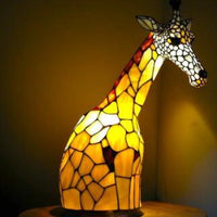 2024 3D Colored Animal Light Desk Lamp Animal Series Decorative Night Light Animal Elephant Owl Cat Vintage Table Lamp Home Decoration