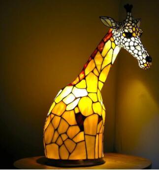 2024 3D Colored Animal Light Desk Lamp Animal Series Decorative Night Light Animal Elephant Owl Cat Vintage Table Lamp Home Decoration