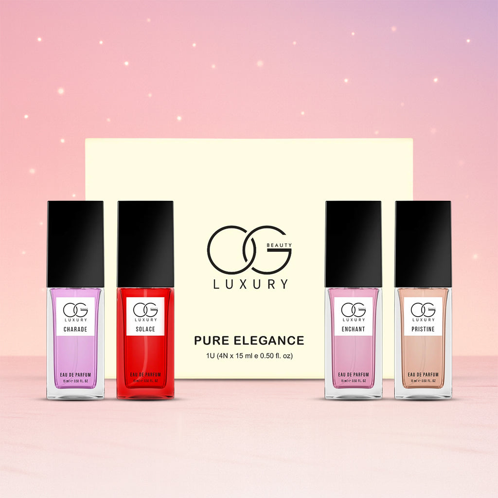 Og Beauty Luxury Pure Elegance Eau De Parfum - (4 Pc  Set  15 Ml)