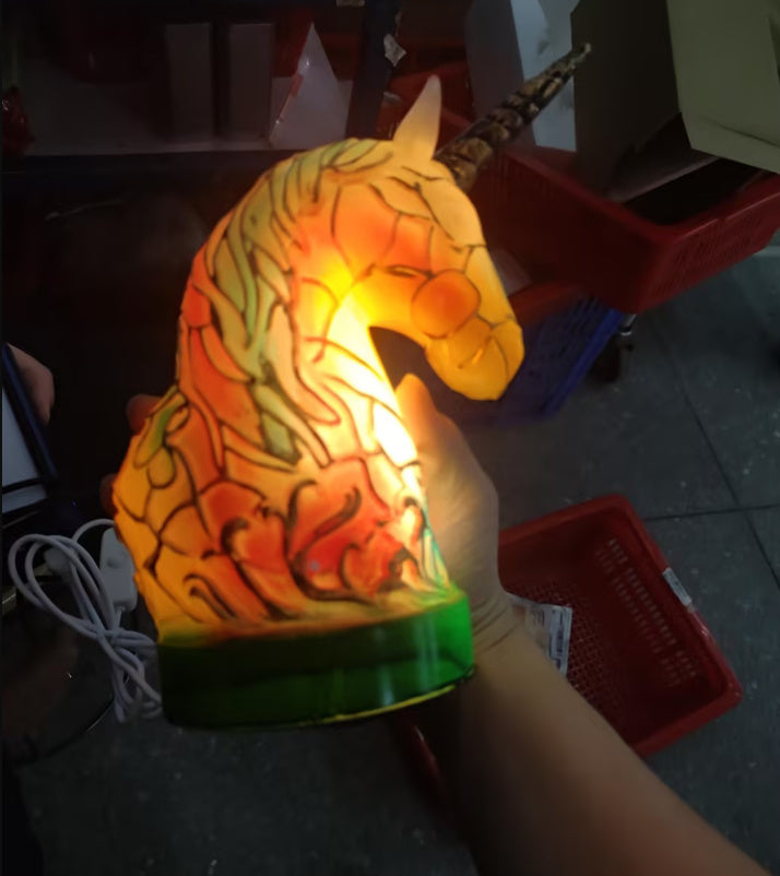 2024 3D Colored Animal Light Desk Lamp Animal Series Decorative Night Light Animal Elephant Owl Cat Vintage Table Lamp Home Decoration