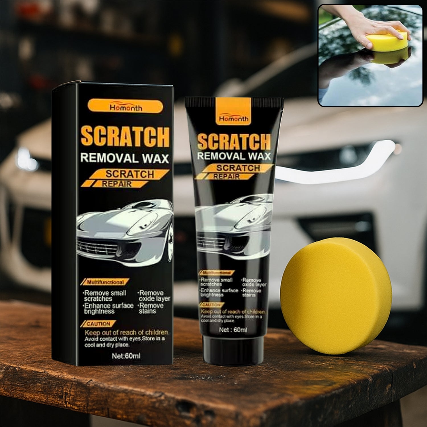 Scratch Removal Wax (60 Ml)