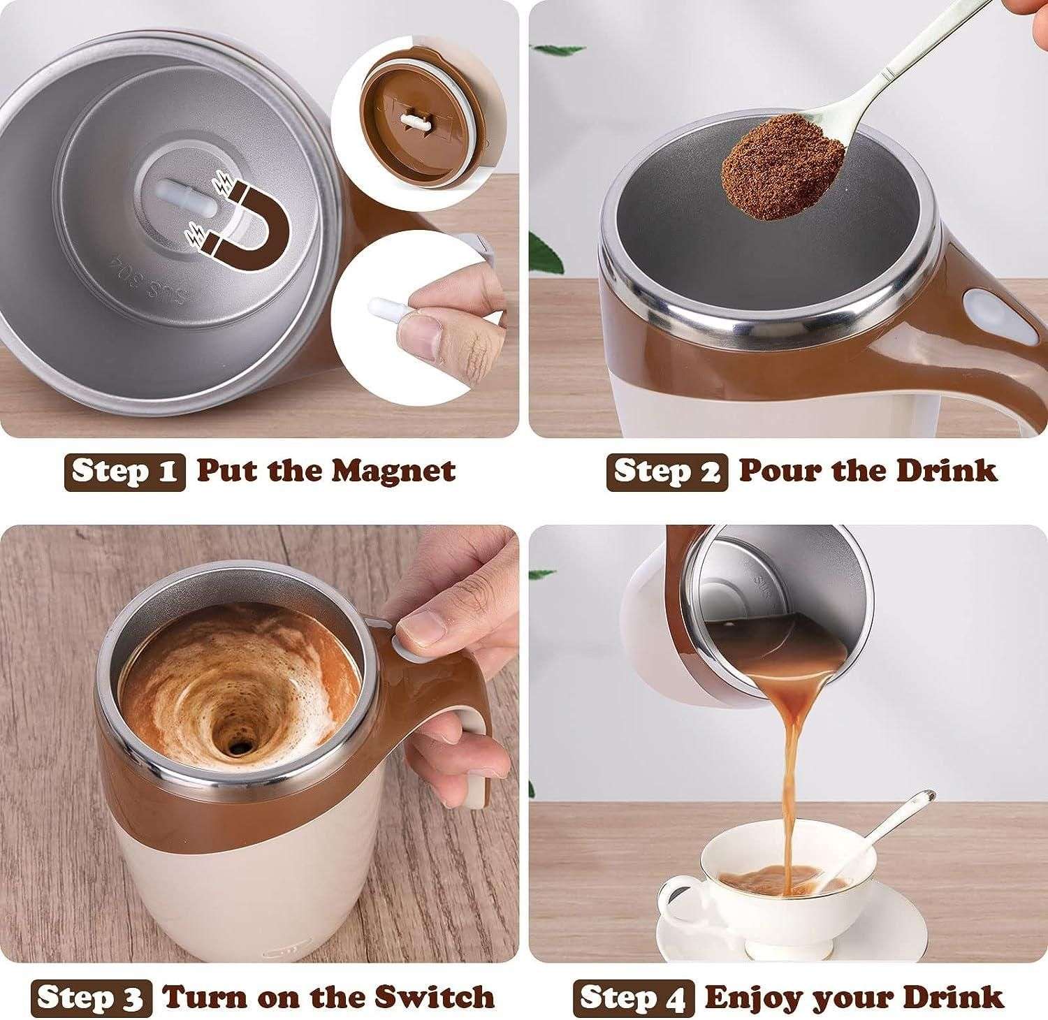 Self Stirring Magnetic Mug