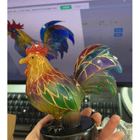 2024 3D Colored Animal Light Desk Lamp Animal Series Decorative Night Light Animal Elephant Owl Cat Vintage Table Lamp Home Decoration